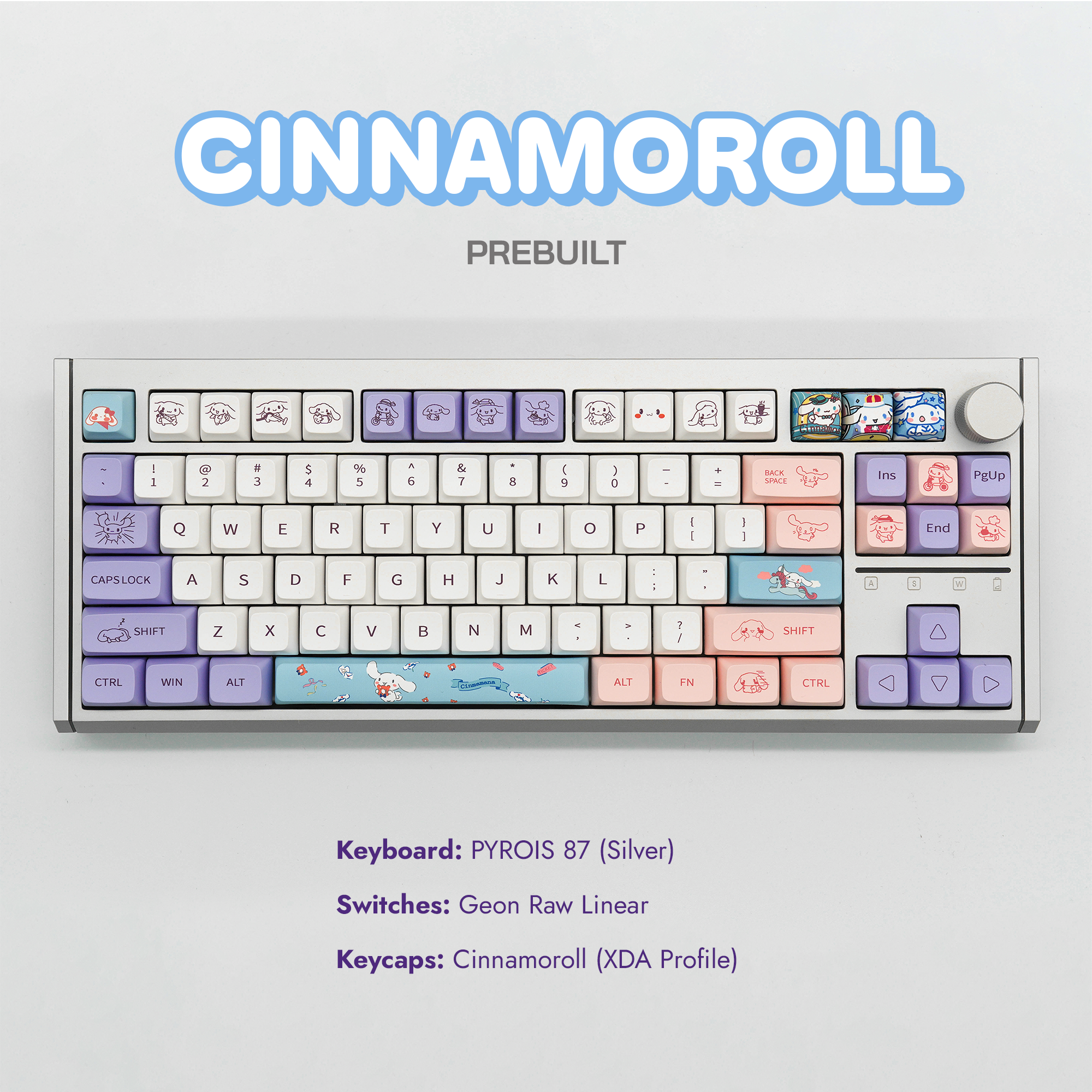 PYROIS 87 Silver Prebuilt - Cinnamoroll