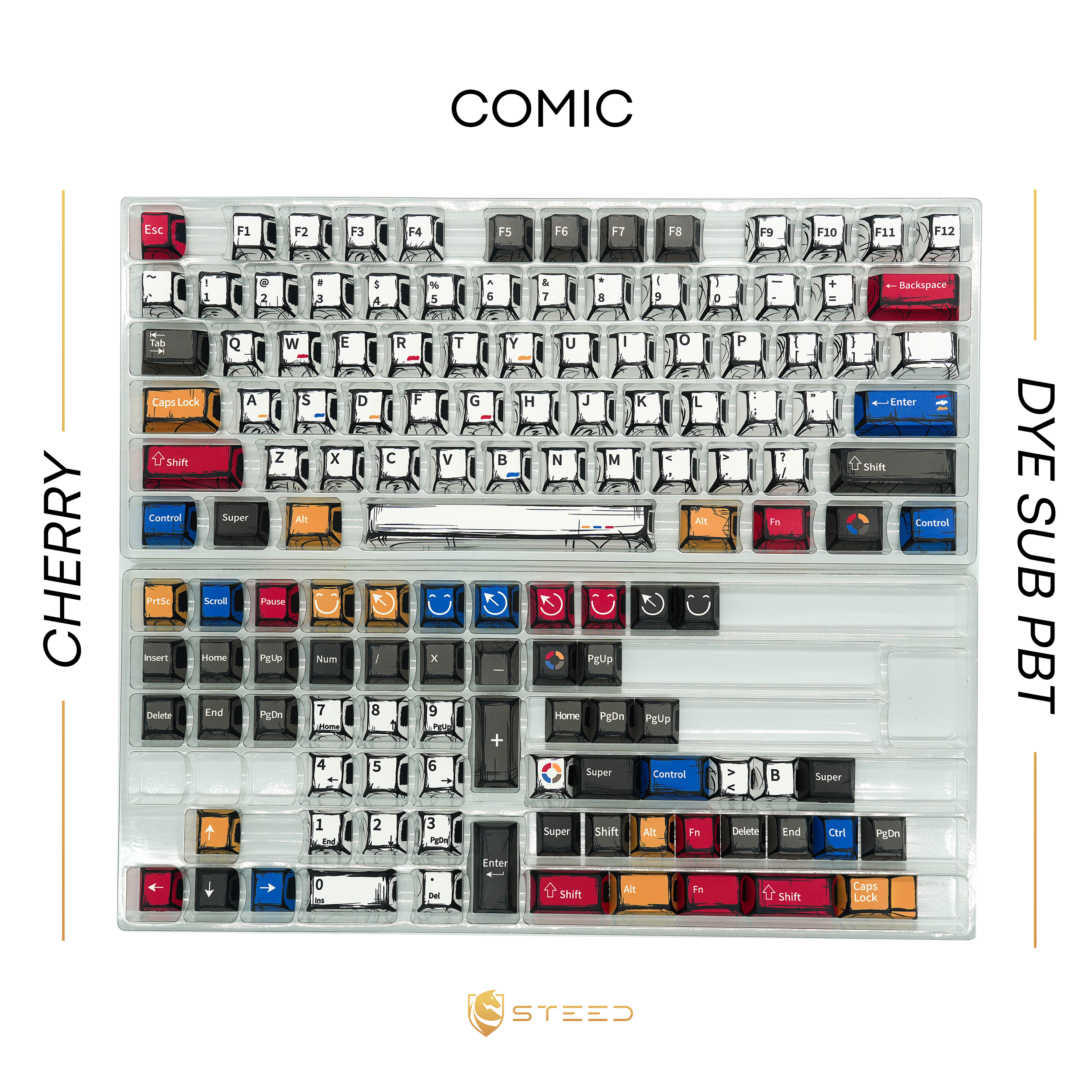 Comic Keycap Set
