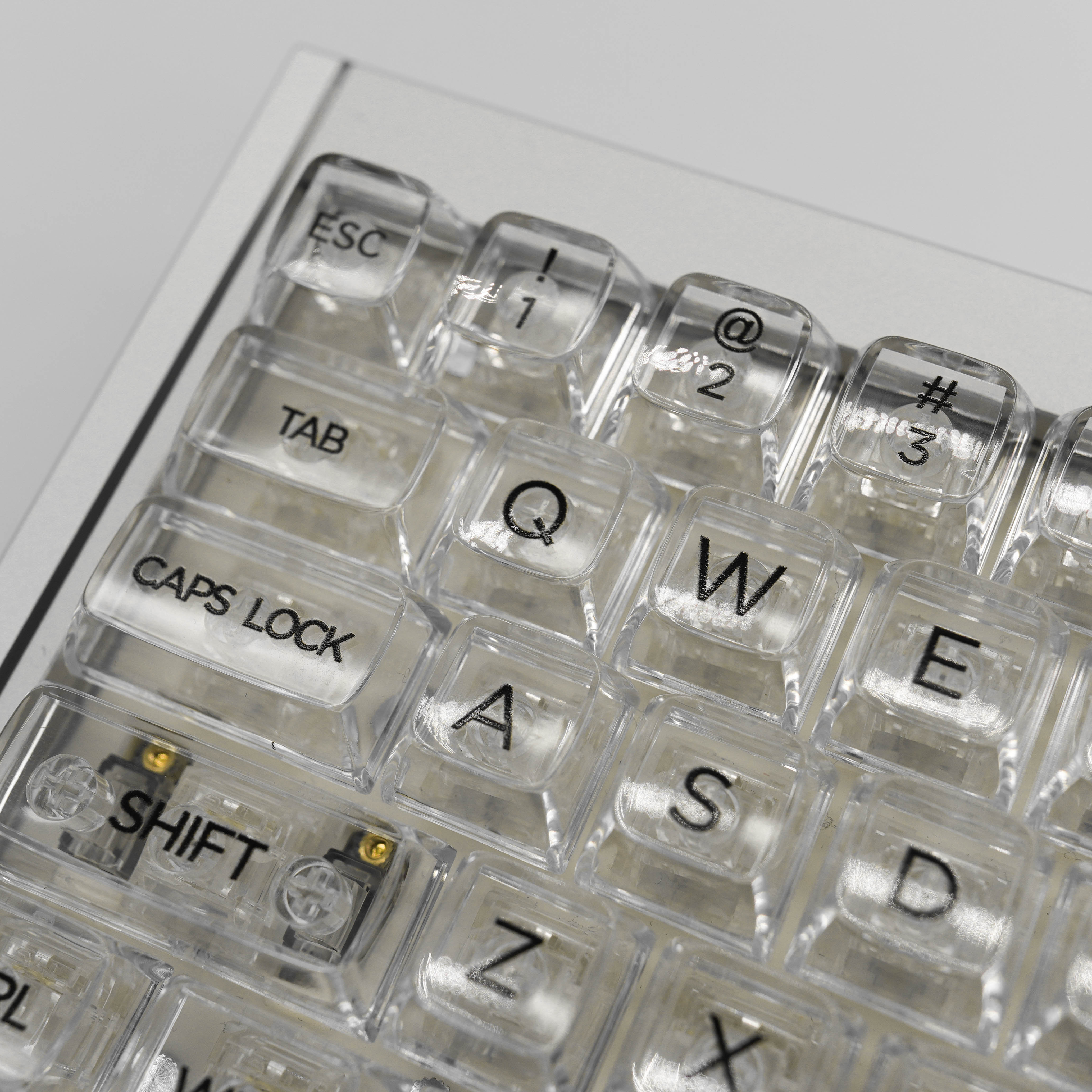 Transparent Clear Keycap Set