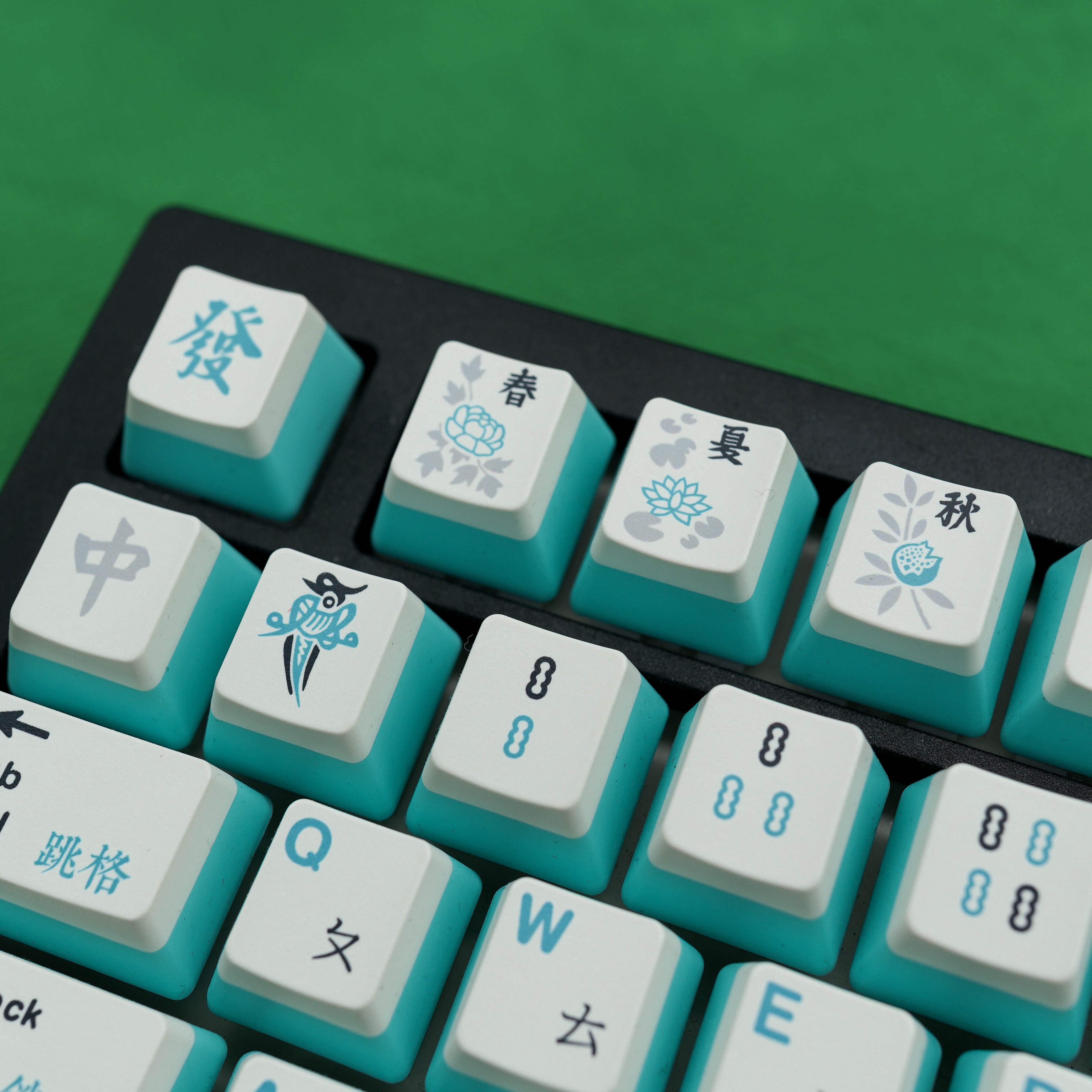 Mahjong Tiles Keycap Set