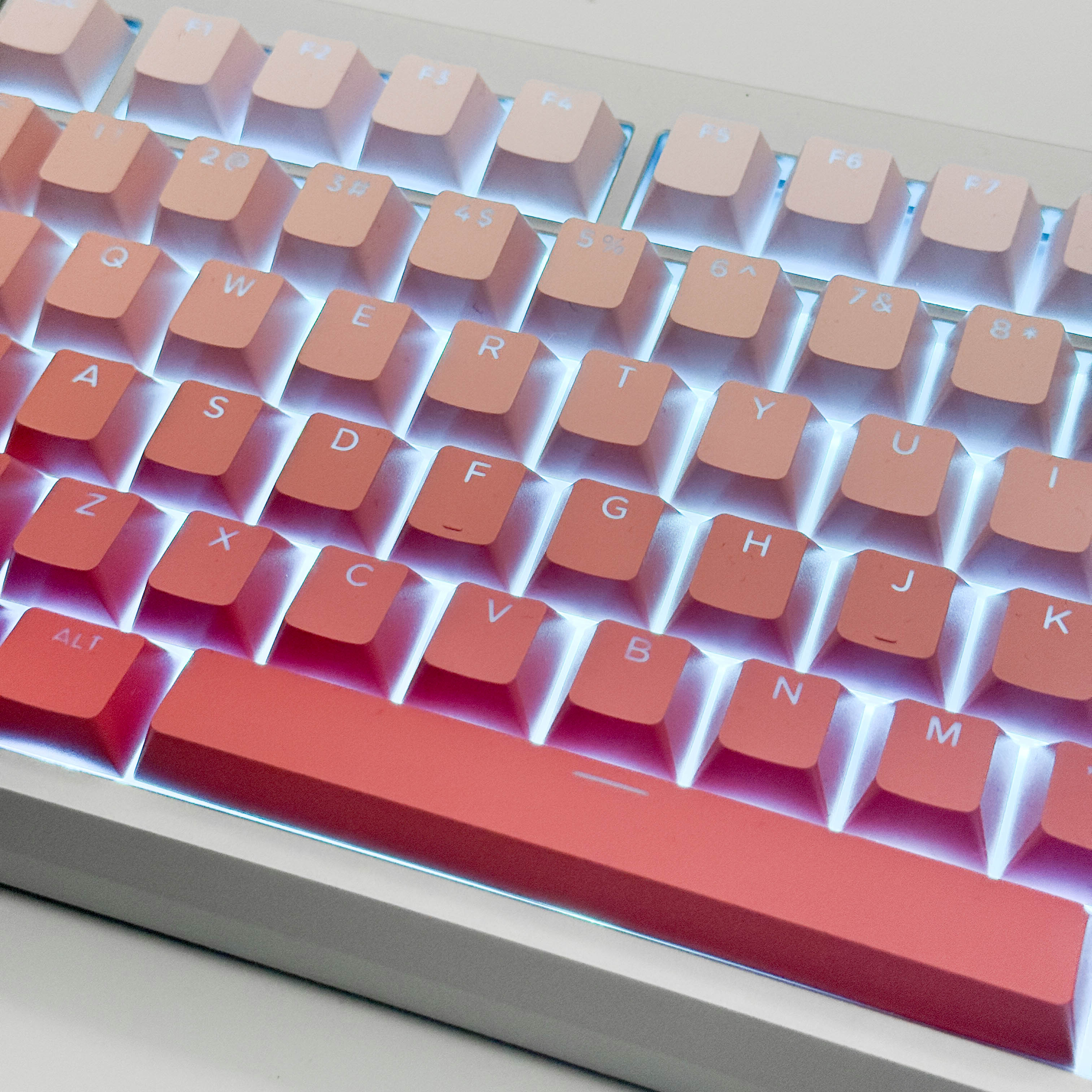 Shine Through Blush Keycap Set