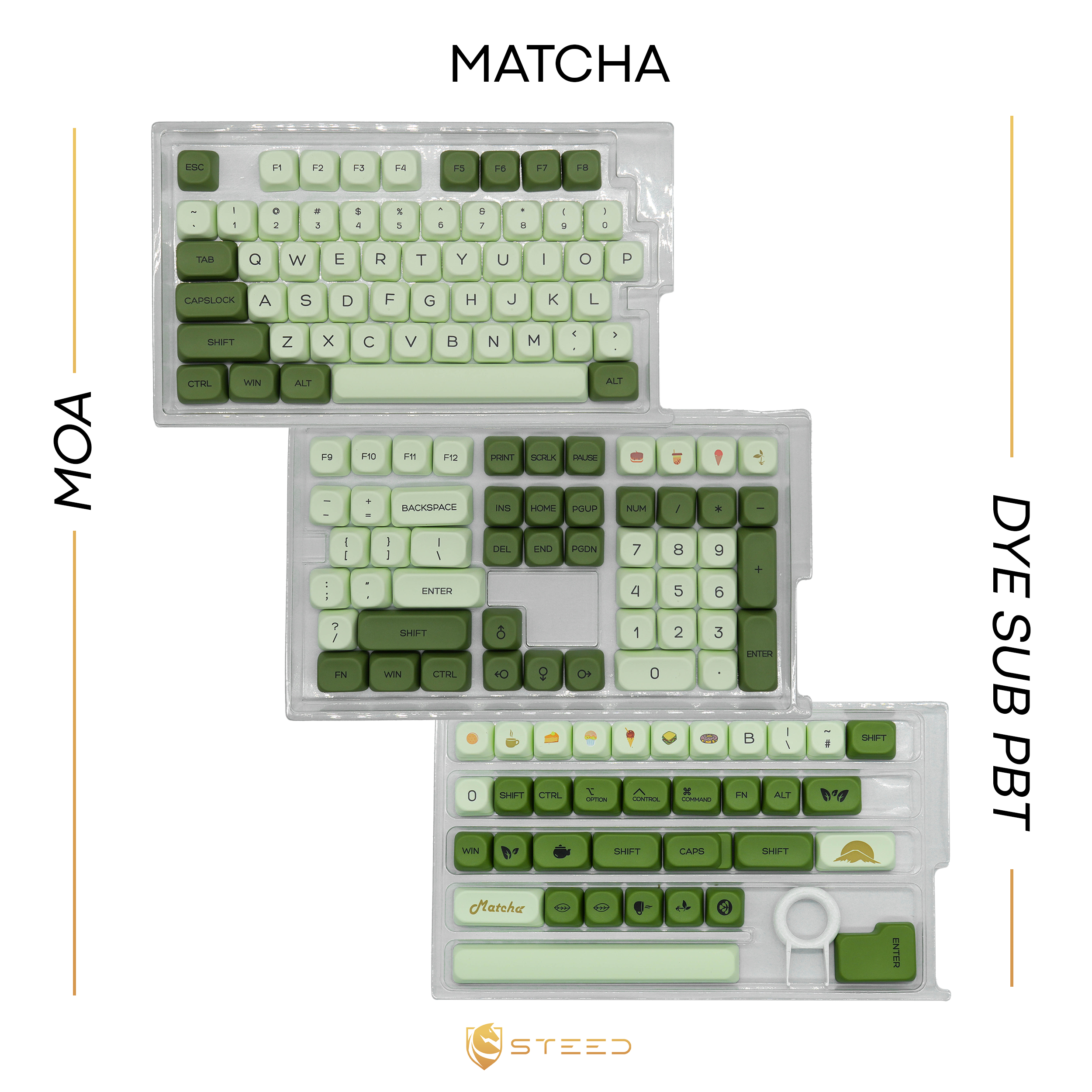 Matcha Keycap Set