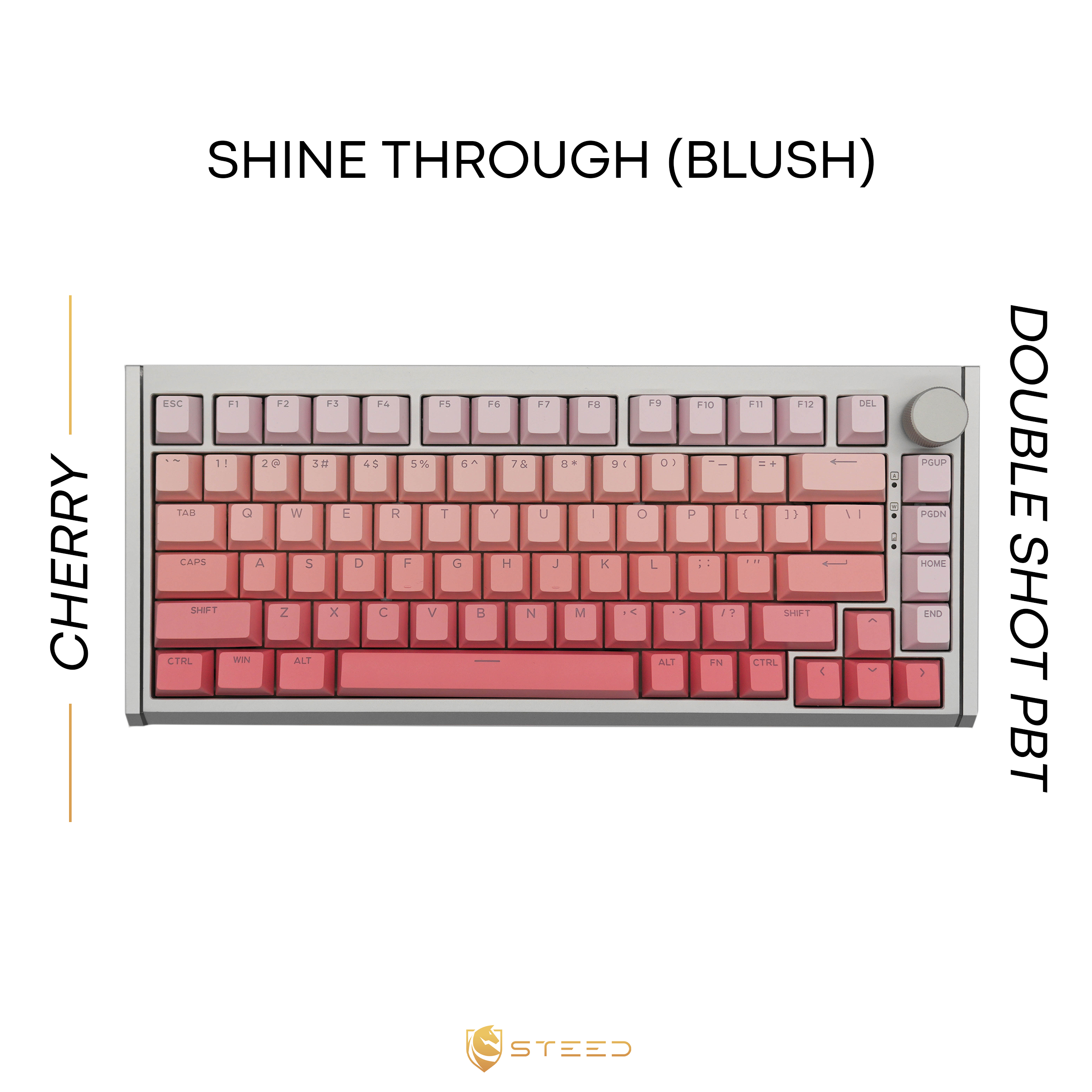 Shine Through Blush Keycap Set