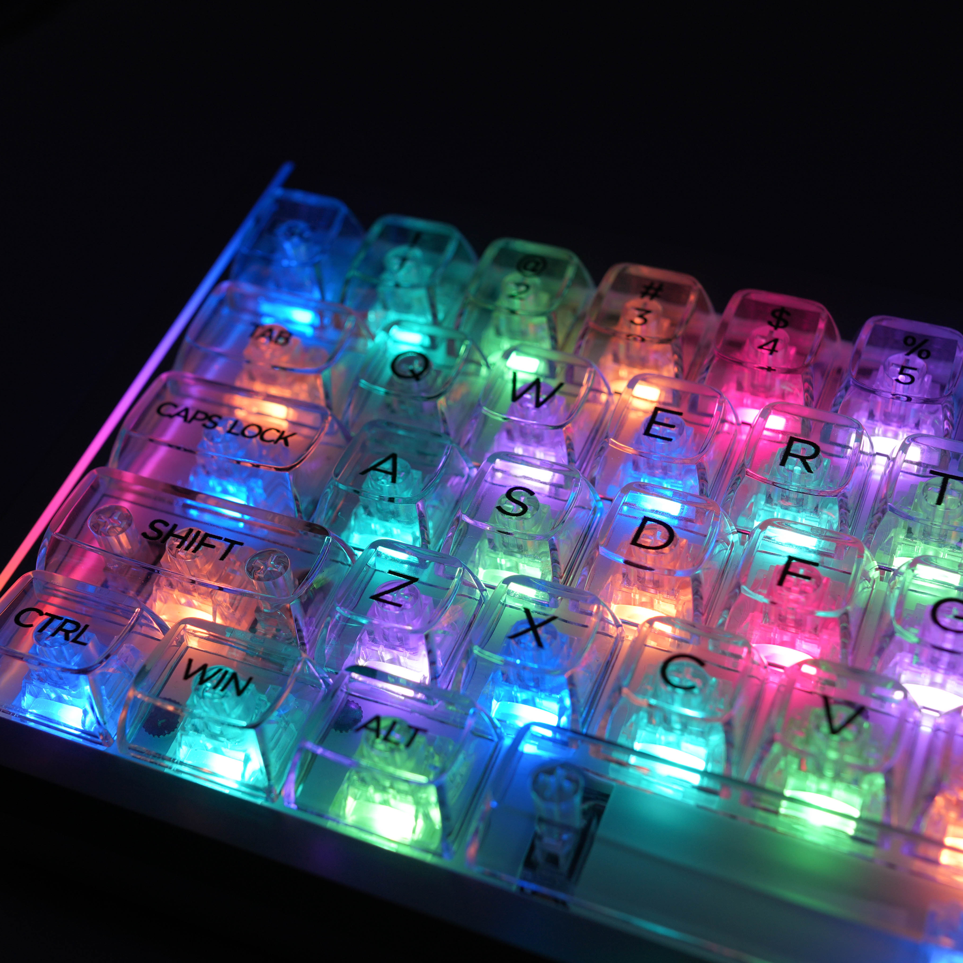 Transparent Clear Keycap Set