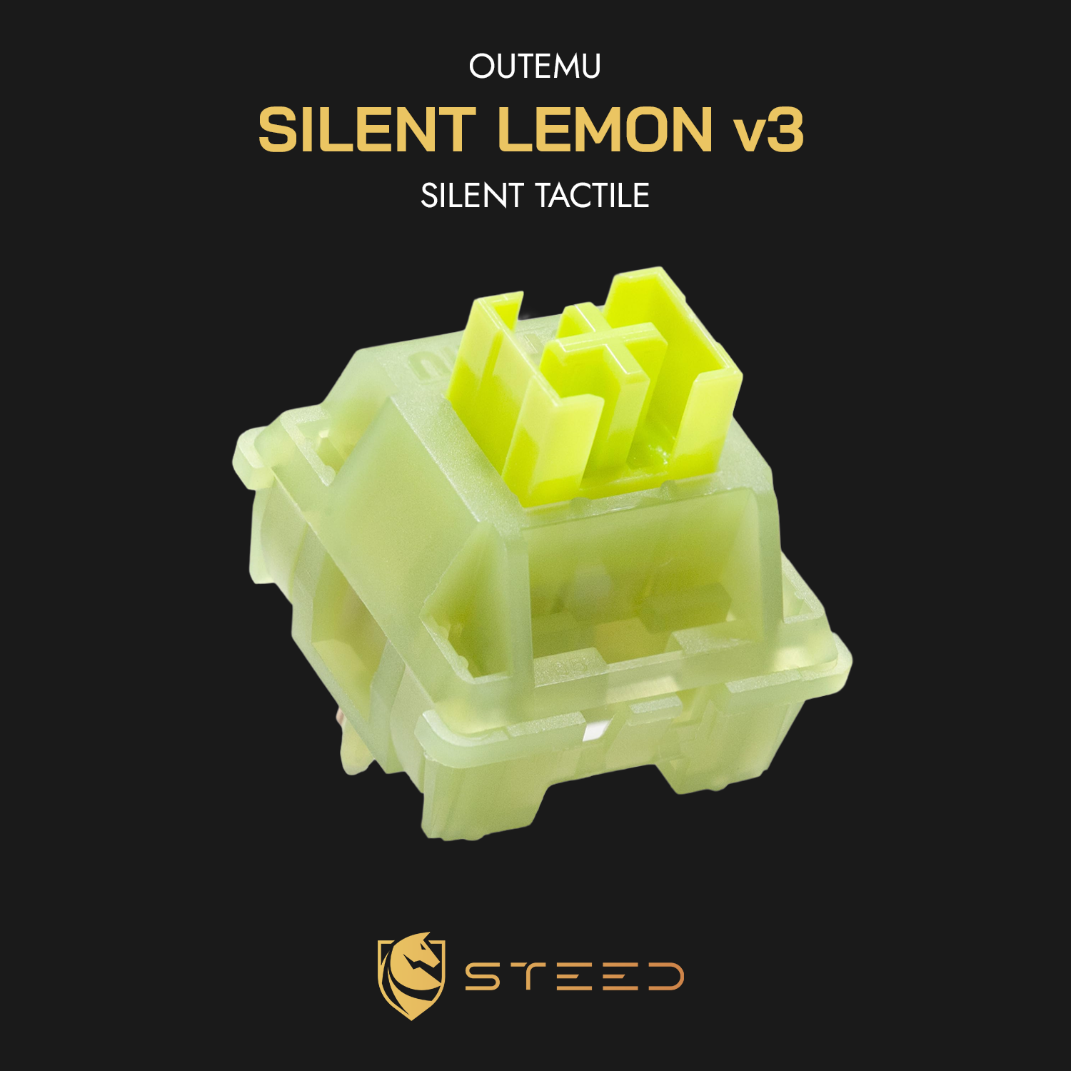 OUTEMU Silent Lemon v3 - Silent Tactile (10pcs/pk)