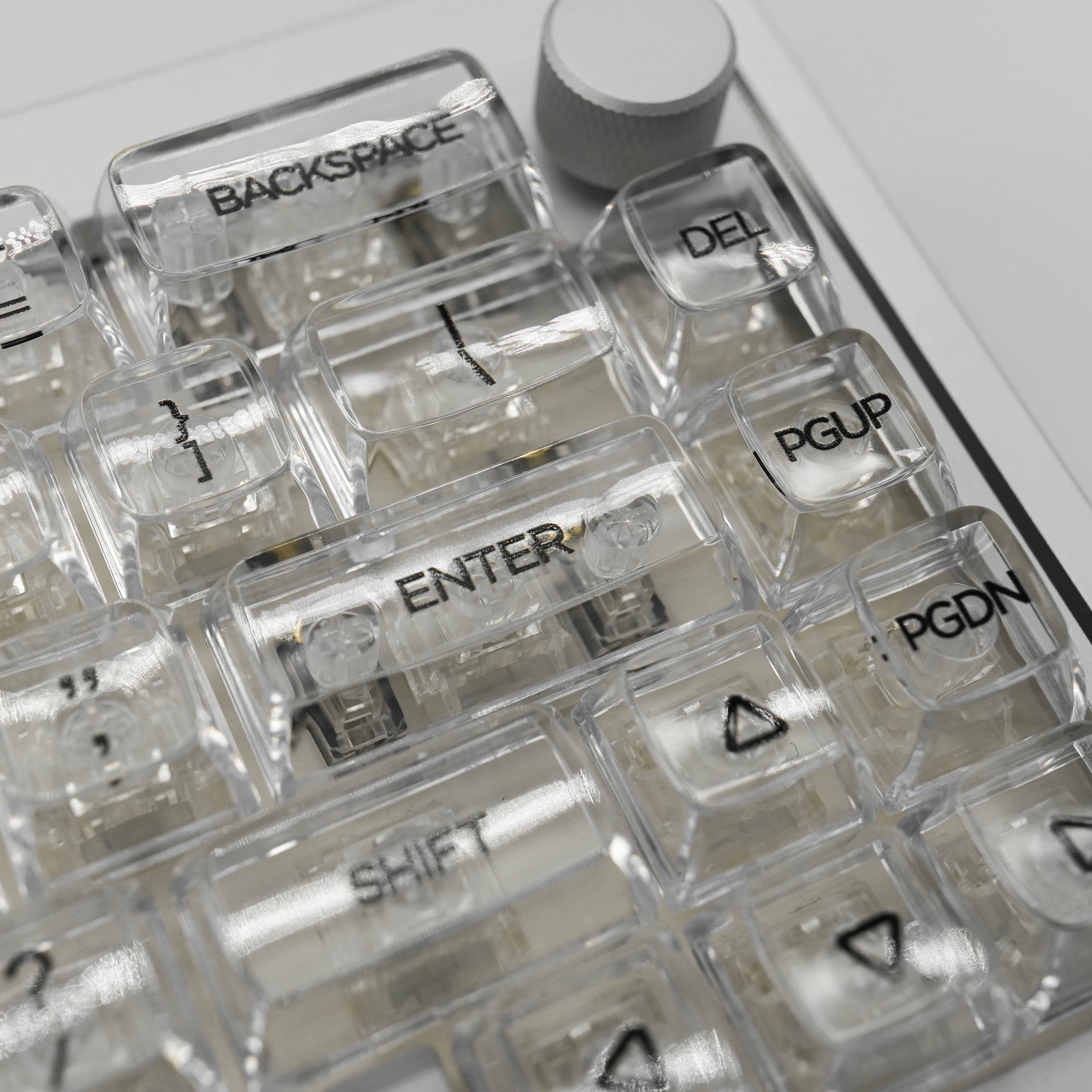 Transparent Clear Keycap Set