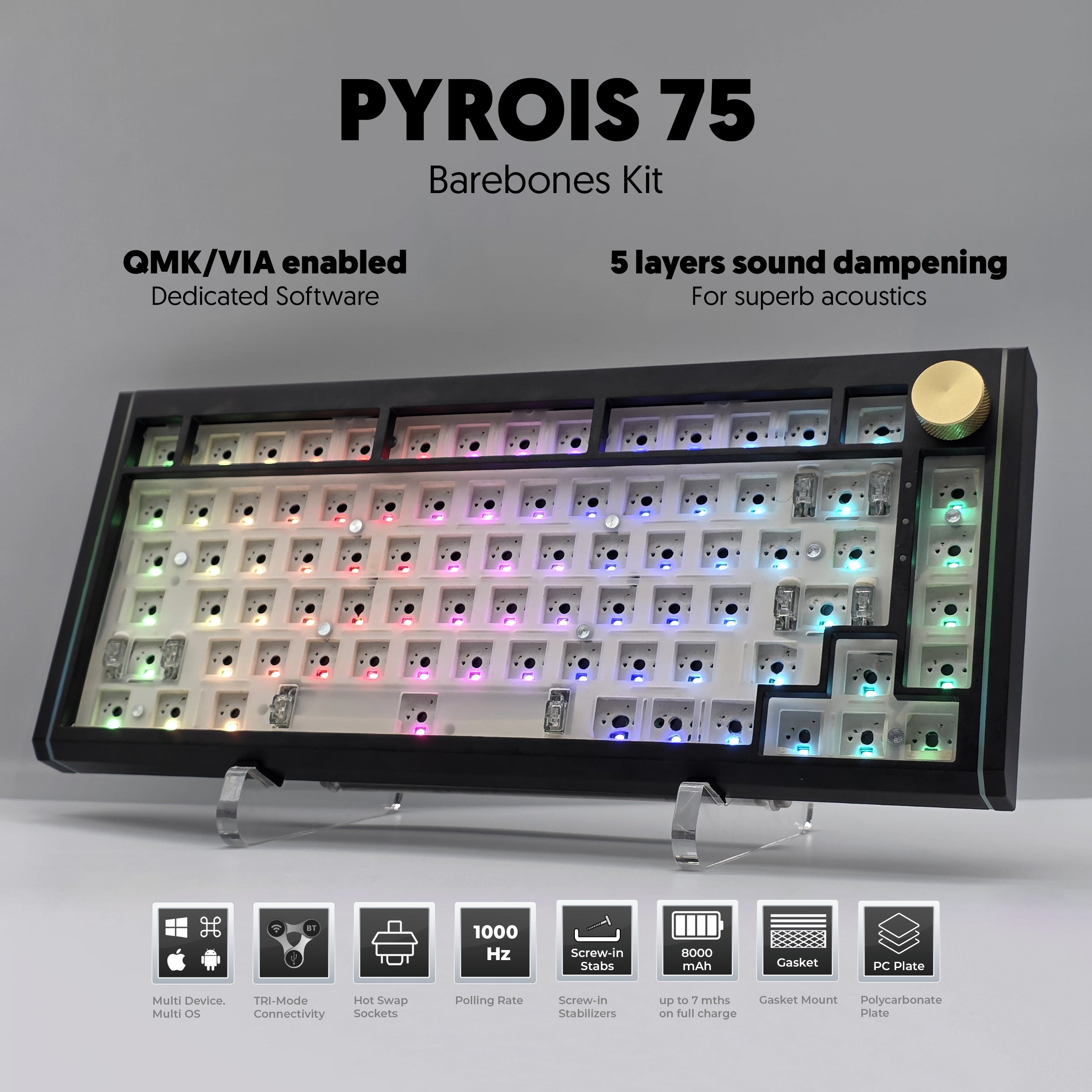 PYROIS 75 Barebones Kit (Pre-Order: ETA End Sep)