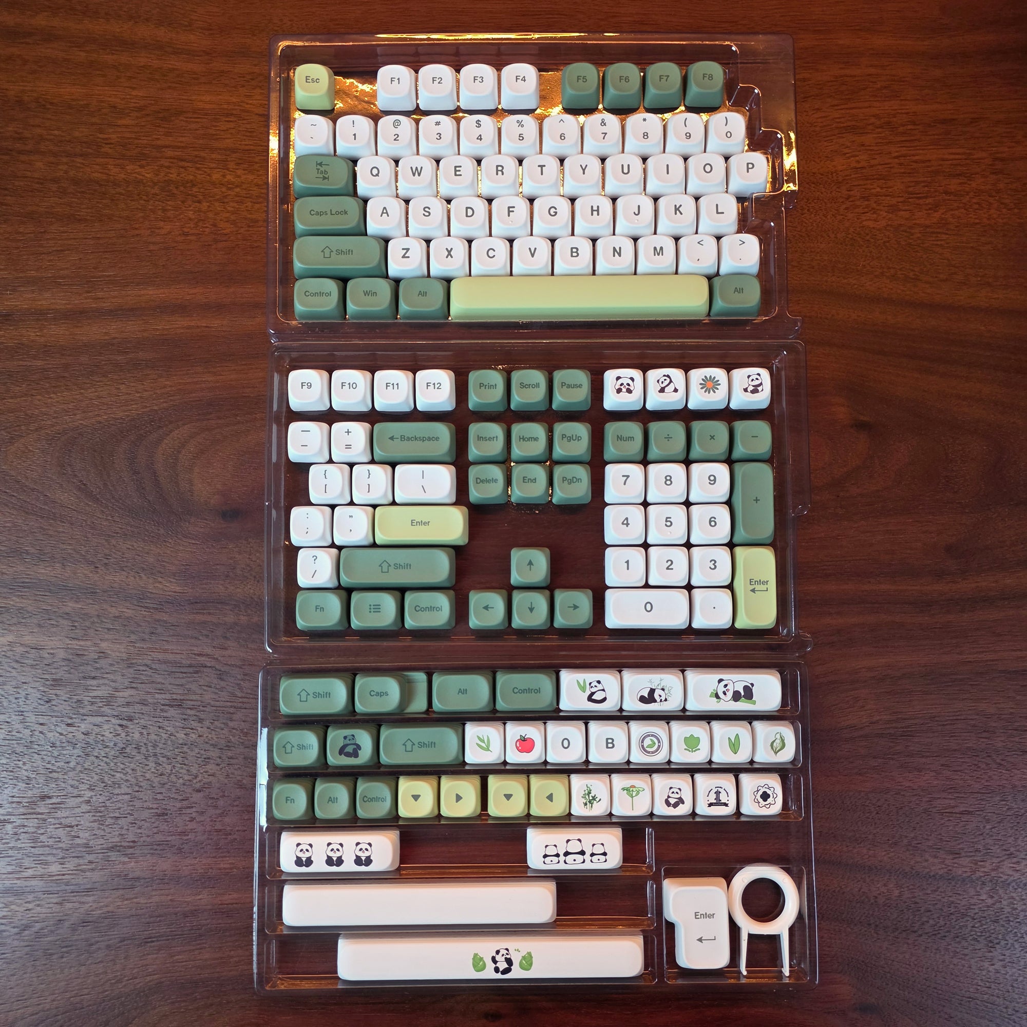 Panda keycap set