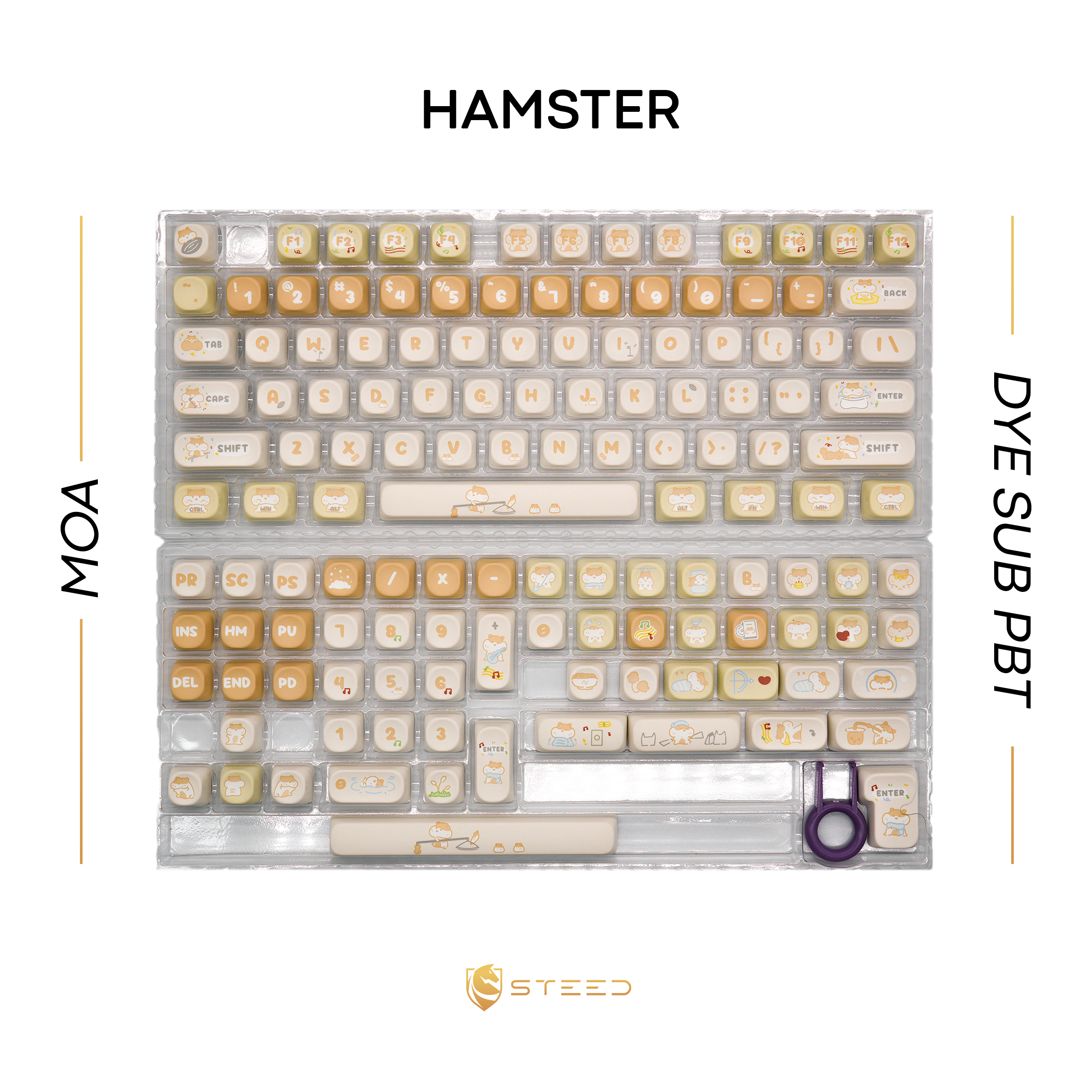 Hamster Keycap Set