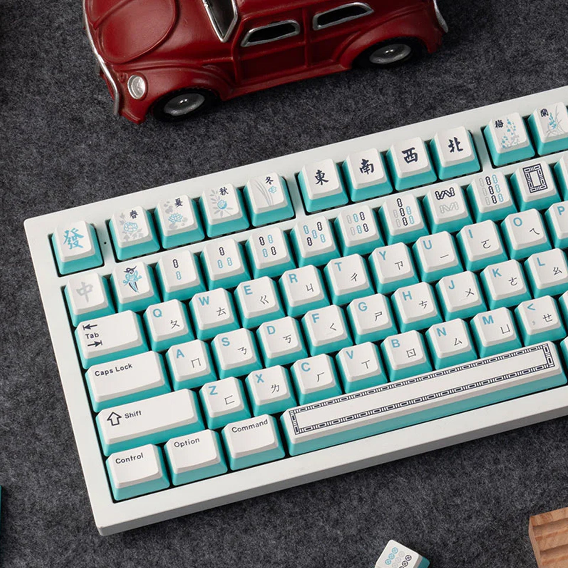 Mahjong Tiles Keycap Set